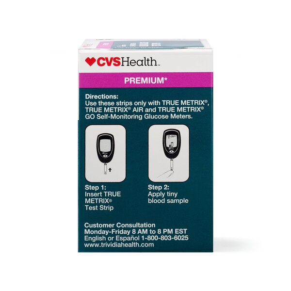 CVS Health True Metrix Self Monitoring Blood Glucose Test Strips
