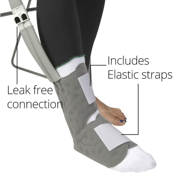 Ossur Cold Rush Cold Therapy Compact Device with Ankle Pad