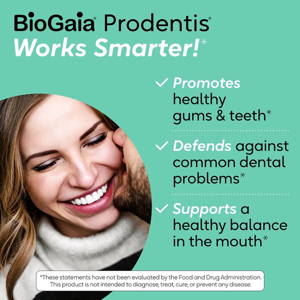 BioGaia Prodentis Oral Health Probiotic, Mint, 30 CT