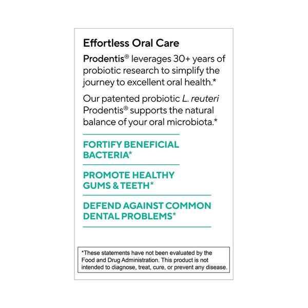 BioGaia Prodentis Oral Health Probiotic, Mint, 30 CT