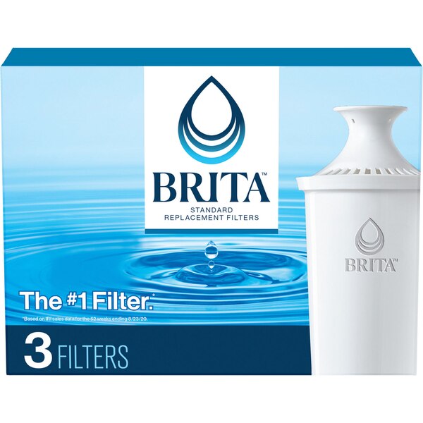 Brita Standard Water Filters for Pitchers and Dispensers, BPA Free