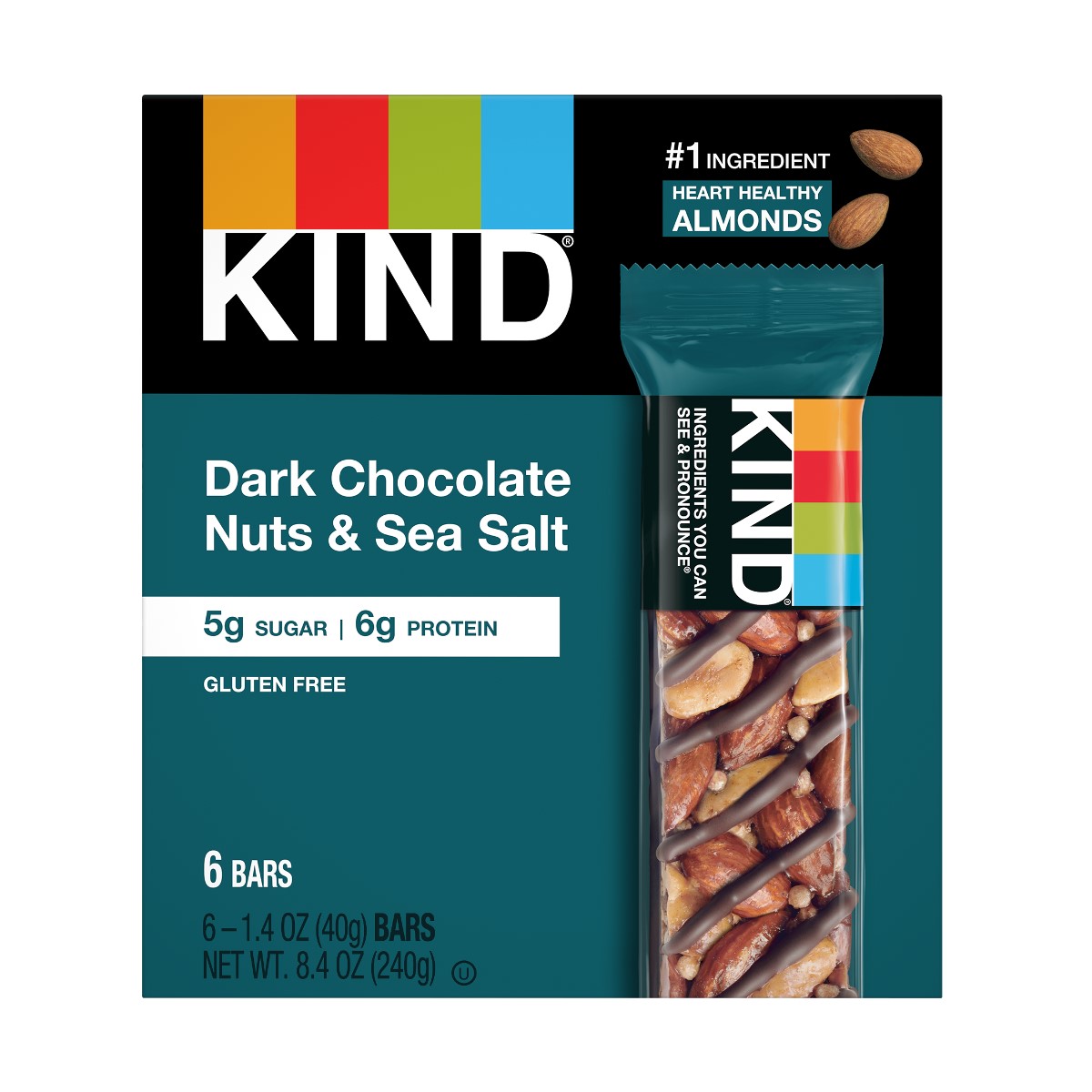 KIND Cranberry Almond Bars, 6 ct, 8.4 oz