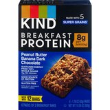 KIND Breakfast Protein Bar, Peanut Butter, Banana & Dark Chocolate, 6ct, 1.76 oz, thumbnail image