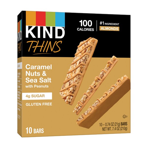 KIND Thin Caramel Almond Sea Sald, 10 ct