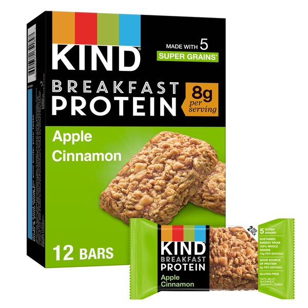 Kind, Snacks Breakfast Protein Apple Cinnamon 1.76 oz