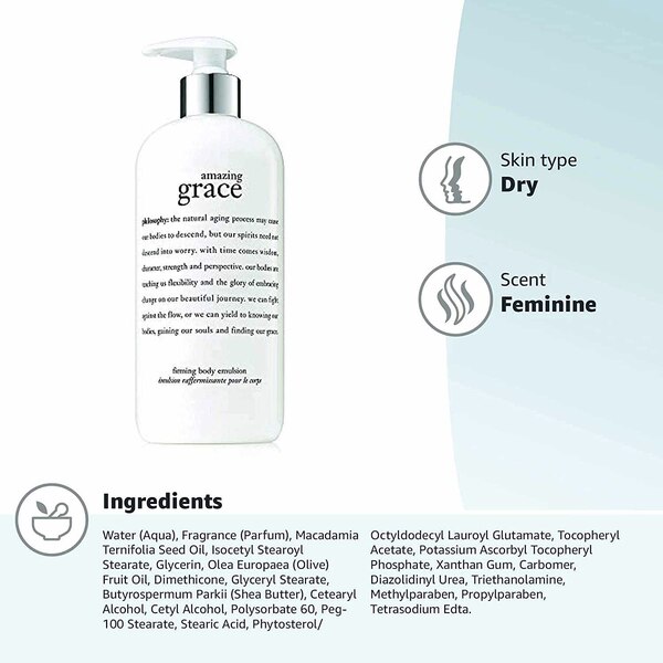 Philosophy Amazing Grace Firming Body Emulsion, 16 OZ