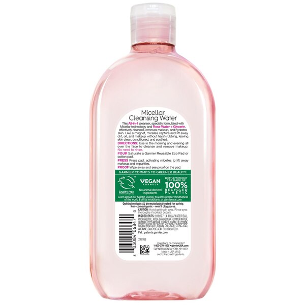Garnier SkinActive Micellar Cleansing Water with Rose Water