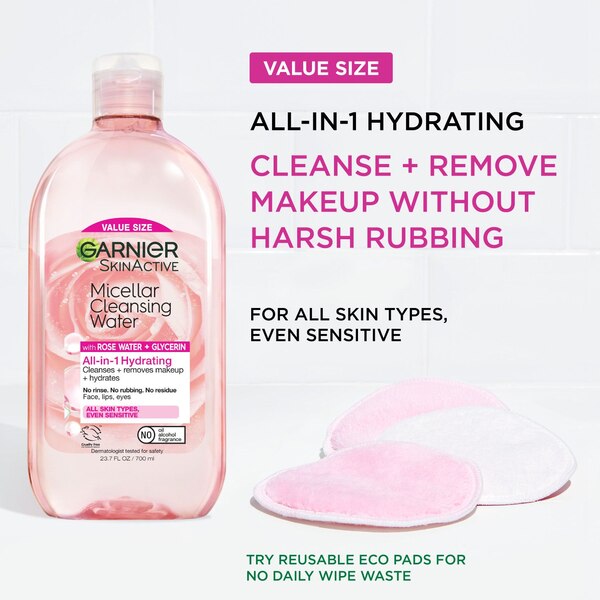 Garnier SkinActive Micellar Cleansing Water with Rose Water