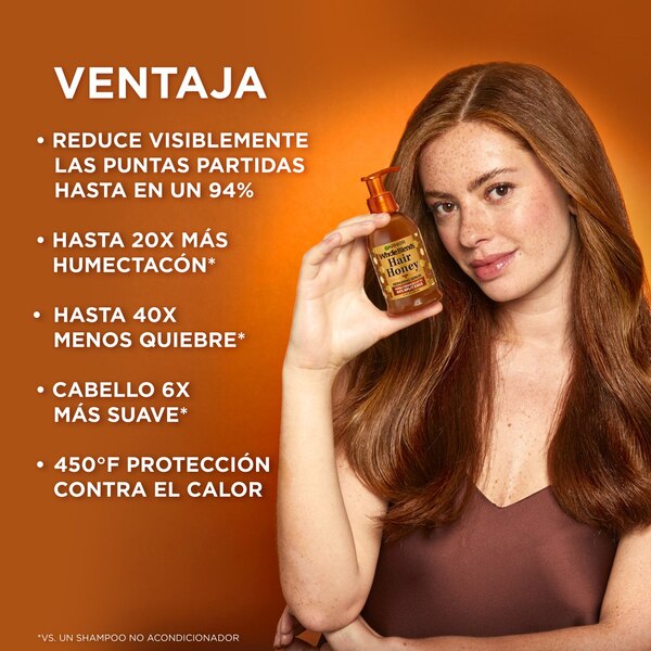 Garnier Whole Blends Honey Treasures Hair Honey Repairing Serum, 5.1 OZ