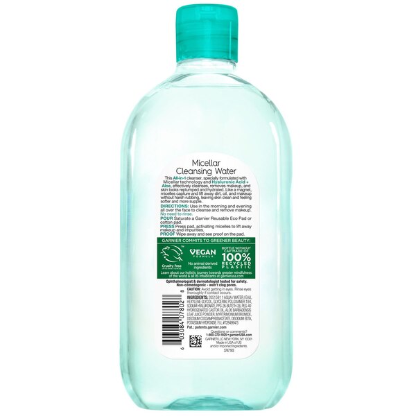 Garnier SkinActive Micellar Hyaluronic Acid Replumping Cleansing Water