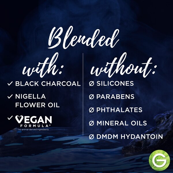 Garnier Whole Blends Black Charcoal and Nigella Flower Oil Rebalancing Shampoo