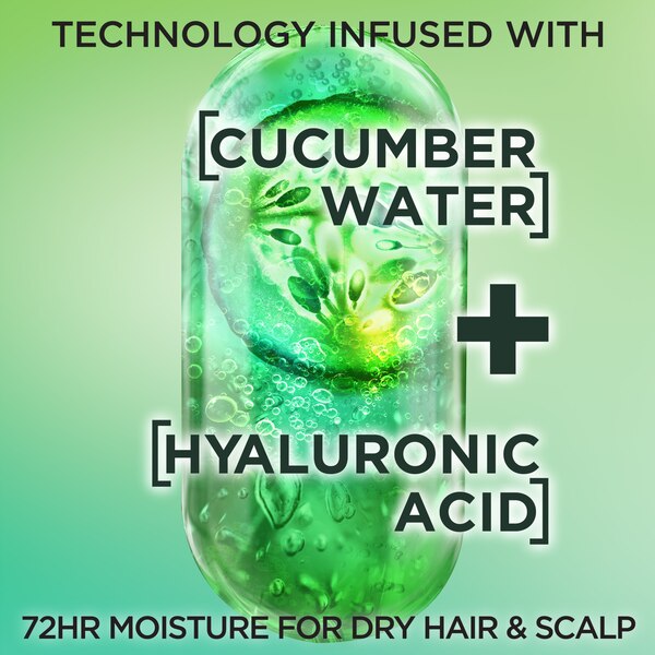 Garnier Fructis Pure Moisture Hydrating Shampoo, 12.5 OZ