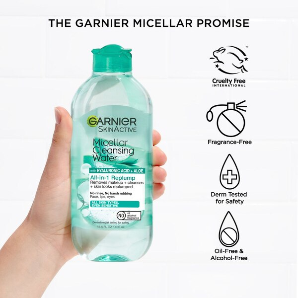 Garnier SkinActive Micellar Hyaluronic Acid Replumping Cleansing Water