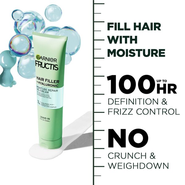 Garnier Fructis Hair Filler Hyaluronic Moisture Repair Gel-Cream, 5.1 OZ