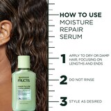 Garnier Fructis Hair Filler Hyaluronic Moisture Repair Serum, 3.8 OZ, thumbnail image 3 of 11