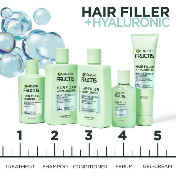 Garnier Fructis Hair Filler Hyaluronic Moisture Repair Serum, 3.8 OZ