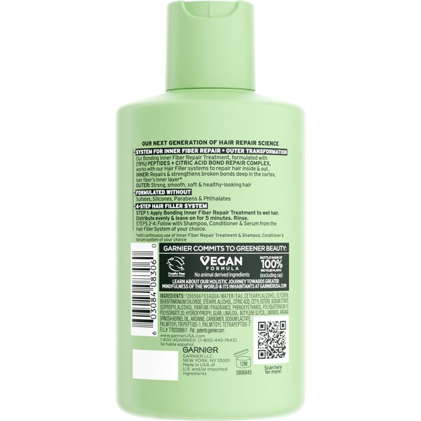 Garnier Fructis Hair Filler Inner Fiber Repair Pre-Shampoo Treatment, 10.1 OZ
