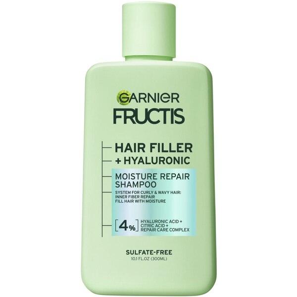 Garnier Fructis Hair Filler Hyaluronic Moisture Repair Shampoo, 10.1 OZ