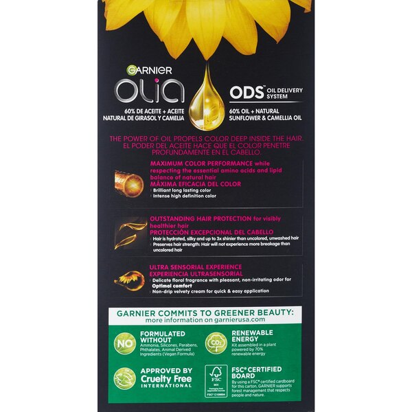Garnier Olia Oil Powered Permanent Hair Color
