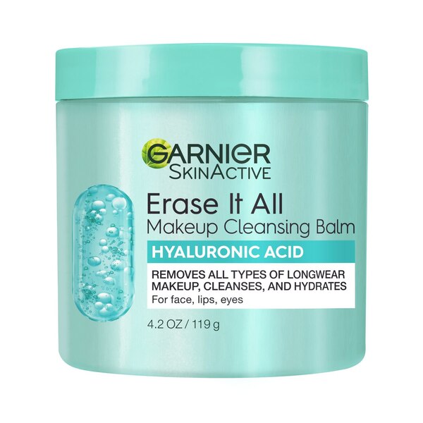 Garnier SkinActive Erase It All Makeup Cleansing Balm with Hyaluronic Acid, 4.2 OZ