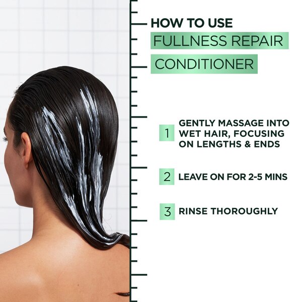 Garnier Fructis Hair Filler Polypeptides Fullness Repair Conditioner, 10.1 OZ