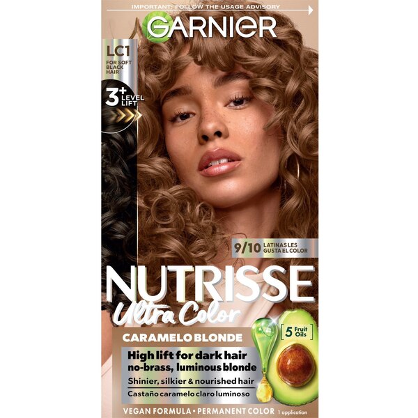 Garnier Nutrisse Ultra Color Caramelo Blonde Nourishing Permanent Hair Color