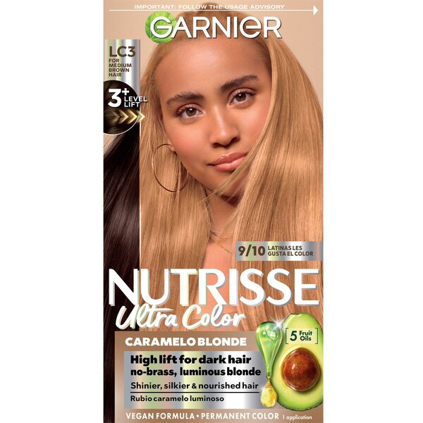 Garnier Nutrisse Ultra Color Caramelo Blonde Nourishing Permanent Hair Color