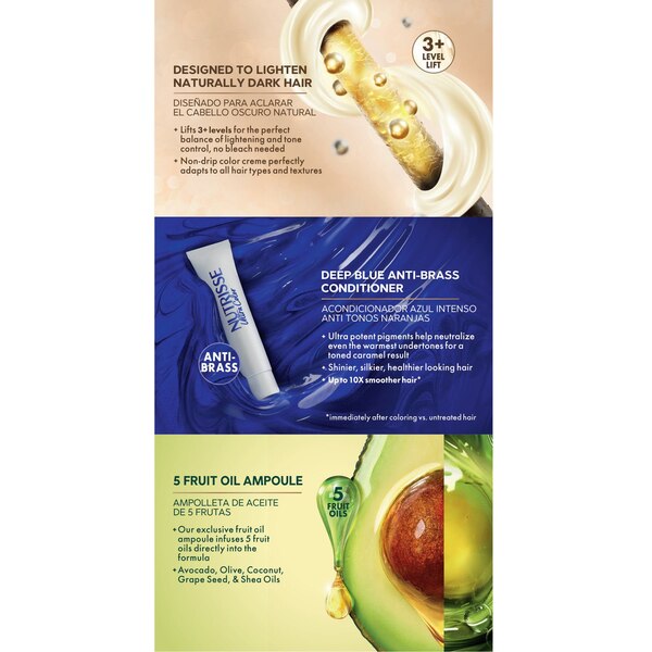 Garnier Nutrisse Ultra Color Caramelo Blonde Nourishing Permanent Hair Color