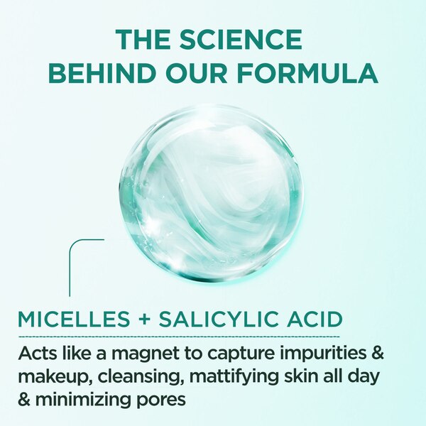 Garnier Micellar Cleansing Water with Salicylic Acid, 13.5 OZ