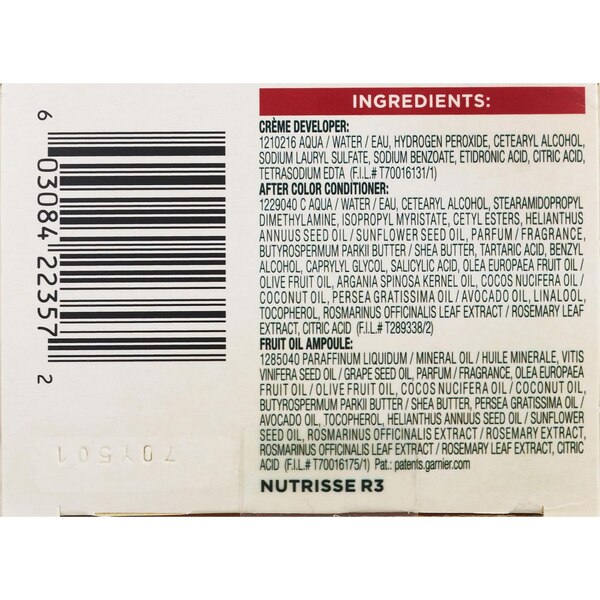 Garnier Nutrisse Ultra Color Nourishing Permanent Hair Color Crème