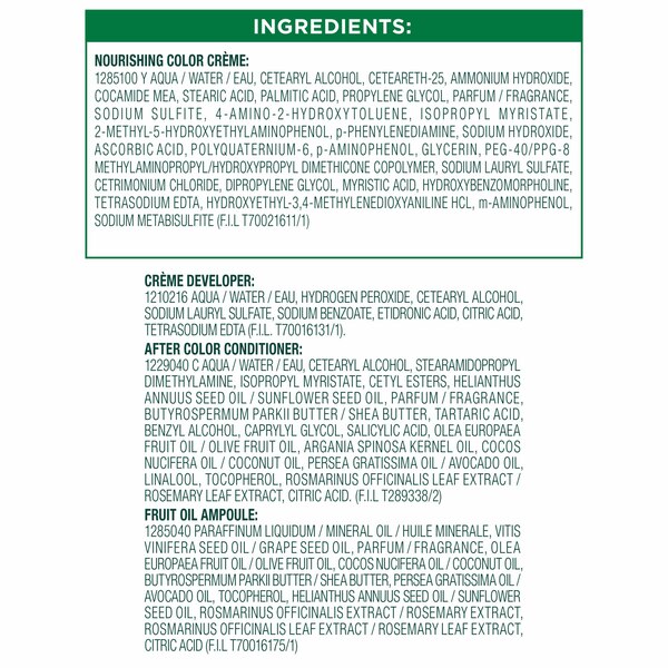 Garnier Nutrisse Nourishing Permanent Hair Color Creme