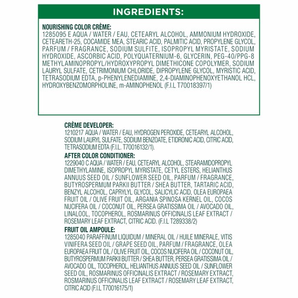 Garnier Nutrisse Nourishing Permanent Hair Color Creme