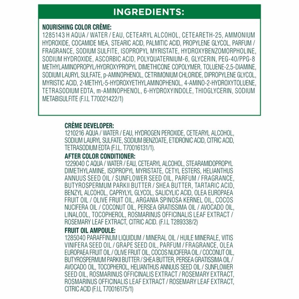 Garnier Nutrisse Nourishing Permanent Hair Color Creme