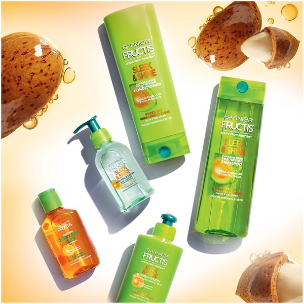 Garnier Fructis Sleek & Shine Intensely Smooth Leave-In Conditioning Cream, 10.2 OZ