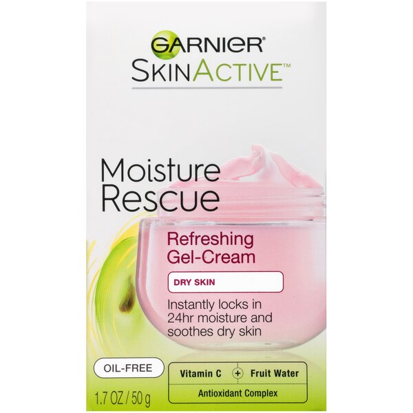 Garnier SkinActive Moisture Rescue Refreshing Gel Cream For Dry Skin, 1.7 OZ
