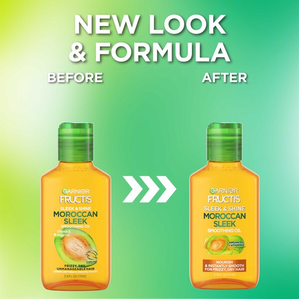 Garnier Fructis Sleek & Shine Moroccan Sleek Smoothing Oil, 3.75 OZ