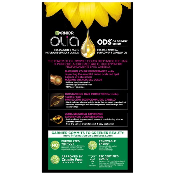 Garnier Olia Oil Powered Permanent Hair Color