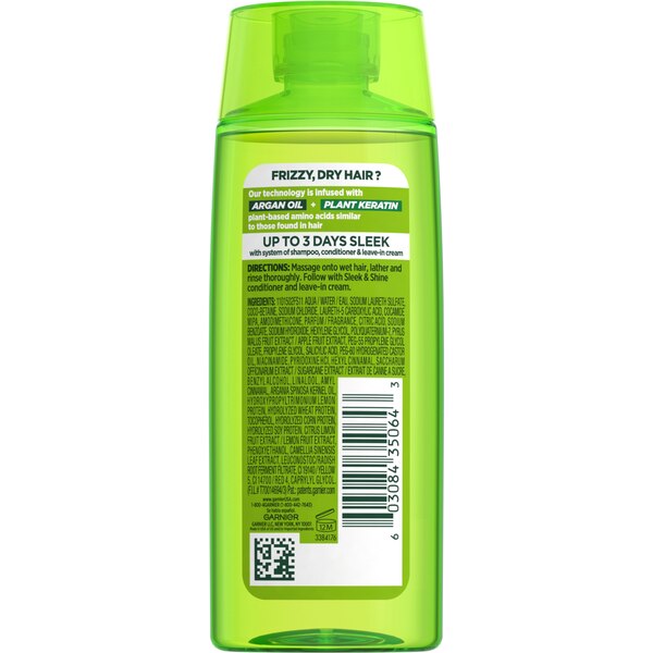 Garnier Fructis Sleek & Shine Shampoo, 3 OZ