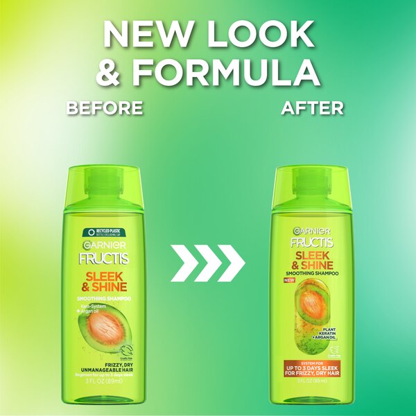 Garnier Fructis Sleek & Shine Shampoo, 3 OZ