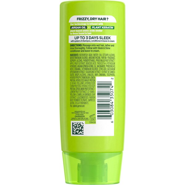 Garnier Fructis Sleek & Shine Conditioner, 3 OZ