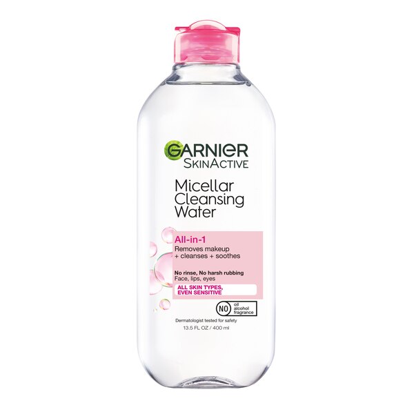Garnier SkinActive Micellar Cleansing Water All in 1 Cleanser & Makeup Remover, 23.7 Ounces, 13.5 Ounces