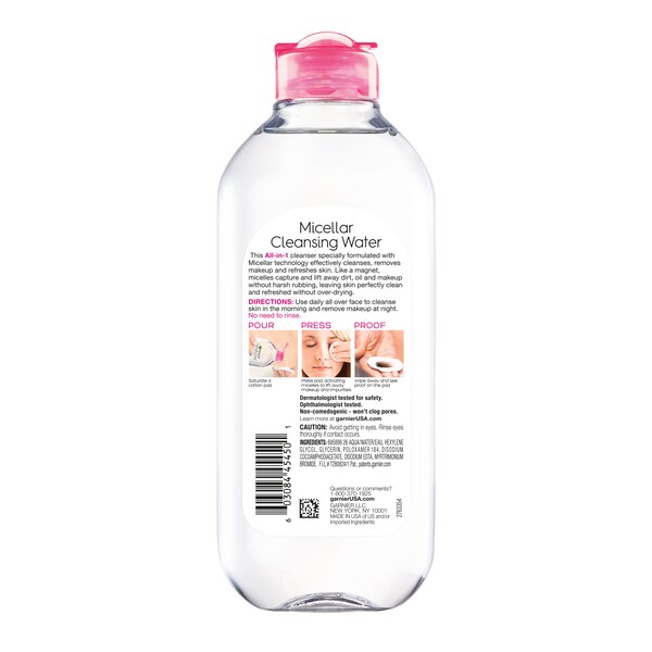 Garnier SkinActive Micellar Cleansing Water All in 1 Cleanser & Makeup Remover