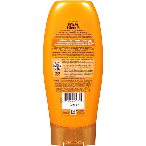 Garnier Whole Blends Moroccan Argan & Camellia Oil Extracts Illuminating Conditioner