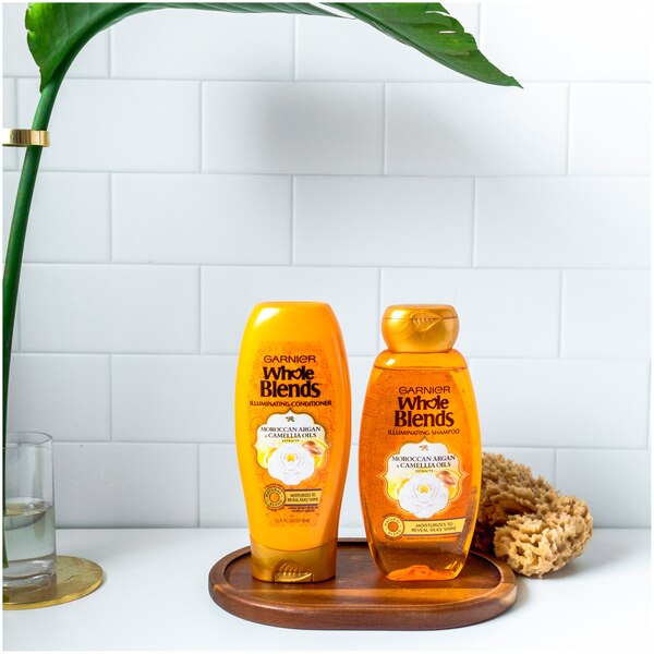 Garnier Whole Blends Moroccan Argan & Camellia Oil Extracts Illuminating Conditioner