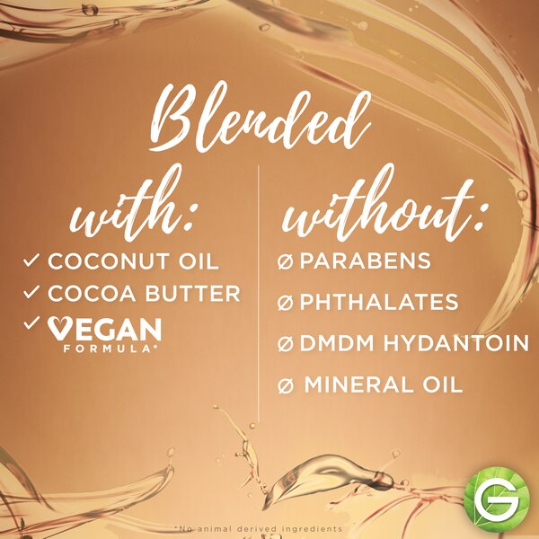 Garnier Whole Blends - Champú suavizante, Coconut Oil & Cocoa Butter, 12.5 oz