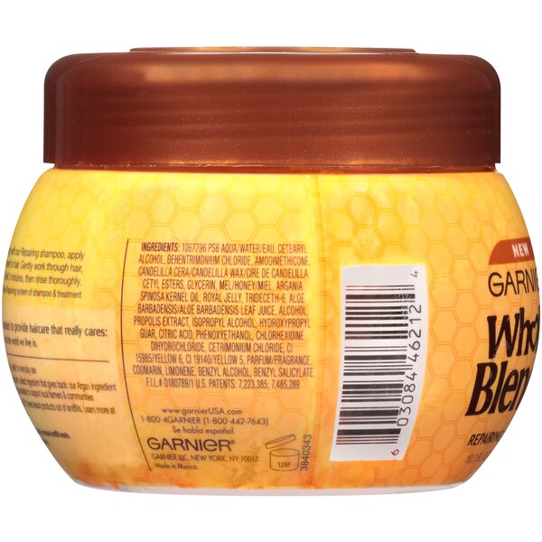 Garnier Whole Blends Honey Treasures Repairing Mask, 10.1 OZ