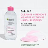 Garnier SkinActive Micellar Cleansing Water, For All Skin Types, 3.4 OZ, thumbnail image