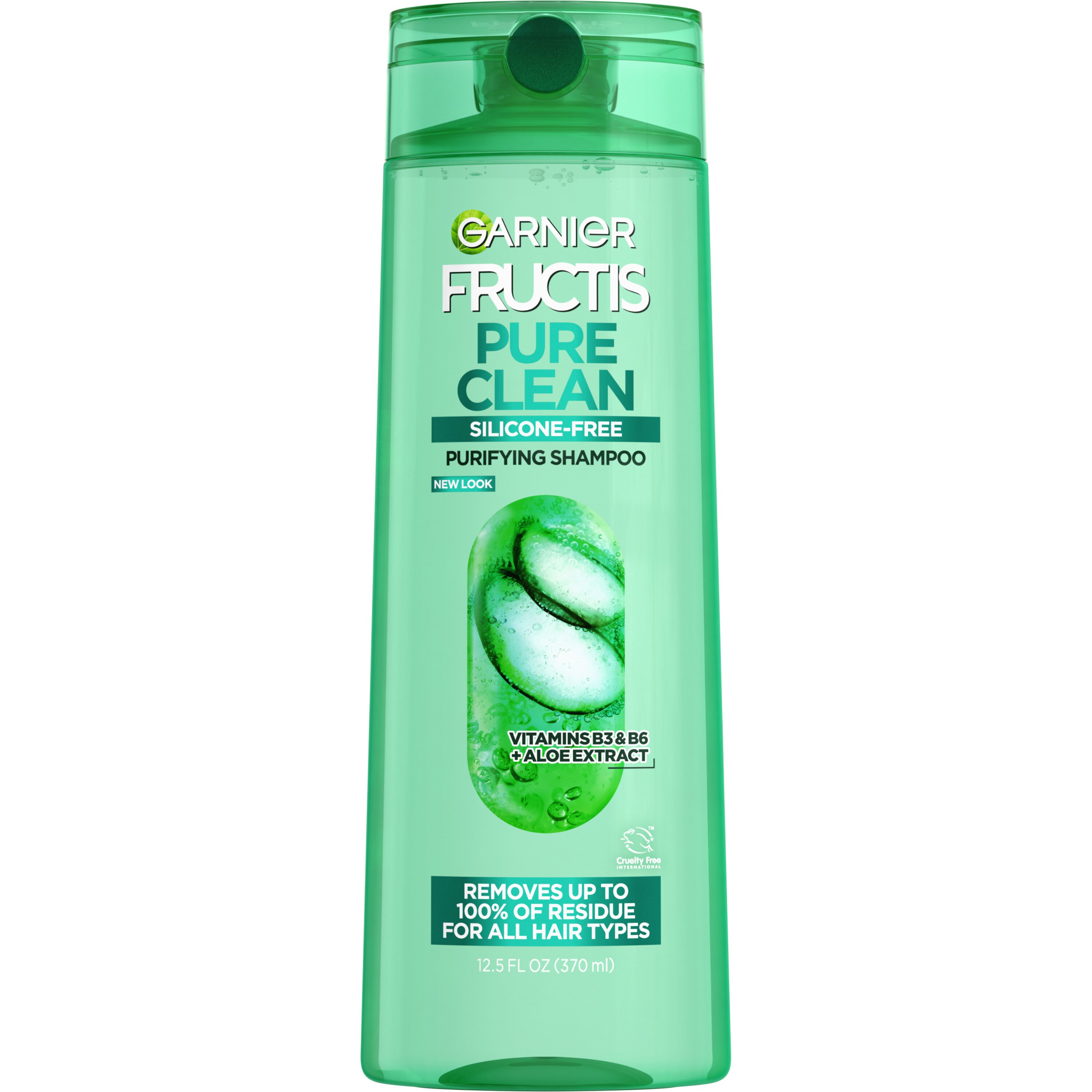 Garnier Fructis Pure Clean - Champú, 12.5 oz