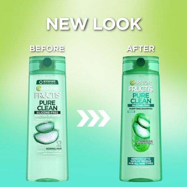 Garnier Fructis Pure Clean Purifying Shampoo, 12.5 OZ