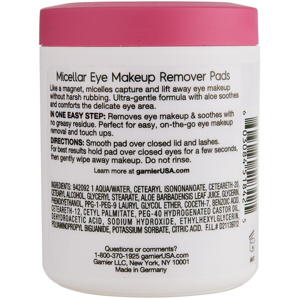 Garnier SkinActive Micellar Eye Makeup Remover Cotton Pads